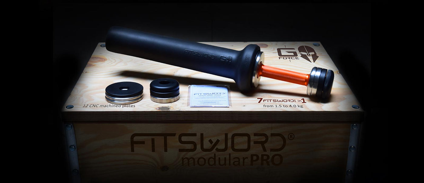 FITSWORD® Modular PRO has adjustable weight and top-notch quality, perfect for to workout always at maximum intenstity: setup your FITSWORD® with the weight that you need (FINE TUNING). TRAINING AT MAXIMUM INTENSITY. HEAVY WEIGHTED TRAINING SWORD