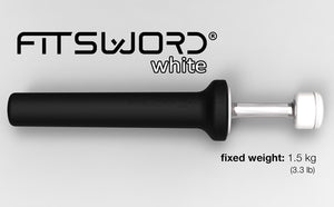 Heavy as the short swords used by gladiators in combat, so you can get fit through the use of this FITSWORD with a total body workout (made of thrusting, swinging, striking, twisting, dodging, squatting and lunging away from the opponent).  