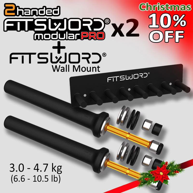 2 Two Handed FITSWORD Modular PRO + WALLMOUNT