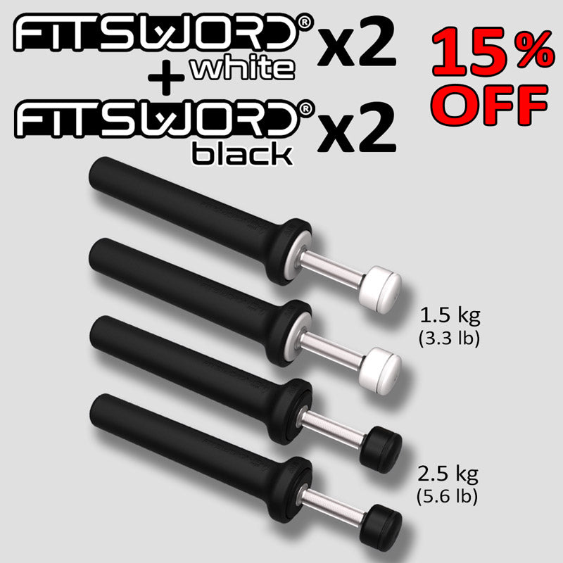 2 FITSWORD White + 2 Black