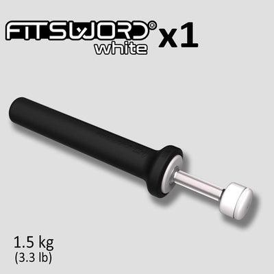 White FITSWORD - HEAVY WEIGHTED TRAINING SWORD