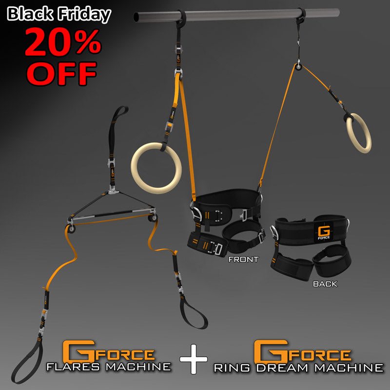 BUNDLE GYMNASTIC TRAINING: G-FORCE RING DREAM MACHINE + FLARES MACHINE