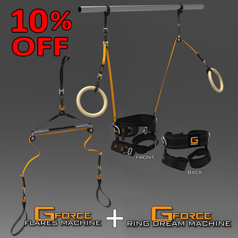 BUNDLE GYMNASTIC TRAINING: G-FORCE RING DREAM MACHINE + FLARES MACHINE