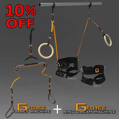 BUNDLE GYMNASTIC TRAINING: G-FORCE RING DREAM MACHINE + FLARES MACHINE